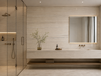 Dalles de marbre blanc eurasien polies pour îlots de cuisine, meubles-lavabos de salle de bain, sols de hall, grands panneaux muraux et meubles en pierre