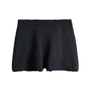 Shorts de Mujer de Punto Suave y Transpirable, Hechos con Tela Ligera, Cintura Elástica, Corte Regular, Uso Diario Informal, Estilo de Vida Relajado - Product Image 1