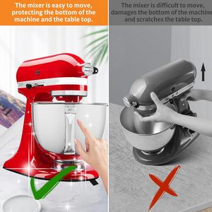 Tapis antidérapant pour batteur mélangeur, compatible avec les batteurs sur socle <span class=keywords><strong>KitchenAid</strong></span> 5-8 Qt Bowl-Lift et Pro 600 - Product Image 6