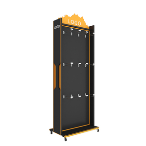 Boutique di vendita al dettaglio Mobile multi uso verniciato a polvere in acciaio <span class=keywords><strong>rack</strong></span> guantoni da boxe display negozio con ruote - Product Image 6