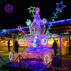 Iluminación decorativa LED 3D personalizada con motivo de oso de peluche IP65 para interiores, Navidad, festivales, jardines y exteriores. - Product Image 4