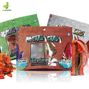 Diseño personalizado de grado alimenticio Festival Navidad cremallera resellable bolsa de Mylar bolsa de pie dulce liofilizado bolsas de embalaje de dulces - Product Image 6