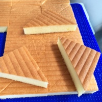 Máquina Cortadora de Pasteles Industrial Ultrasónica para Cortar Triángulos y Rombos, para Panadería