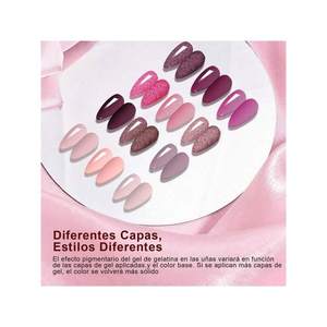 Esmalte de uñas en gel GAOY, set de 12 piezas, color brillante, para decoración de uñas. - Product Image 2