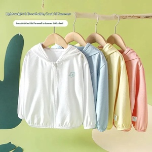 Ropa de Protección <span class=keywords><strong>Solar</strong></span> de Seda de Hielo UPF50 para Niños, Transpirable, Ligera, con Protección UV, para Niños y Niñas, Hecho en China - Product Image 2