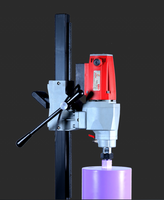 Perceuse à carottage diamantée électrique industrielle portable professionnelle pour le perçage de murs en béton, capacité de perçage maximale de 210 mm, OEM variable