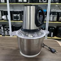 Bol en acier inoxydable électrique commercial 300W 3L, 4 lames pour hachoir à viande avec logo personnalisé acceptable
