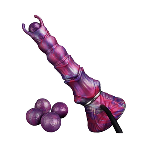 YX YX-GS323 قضيب اصطناعي عملاق قابل للنفخ مقاس 27 سم، مقاوم للماء 100%، مصنوع من السيليكون، على شكل بيضة تنين غريبة، وزن 722 جرام - Product Image 1