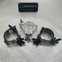 Kkmark Light Duty 100KG Global ADJ Mini Pince de fixation en aluminium pour truss 360° pour tubes de 2 pouces