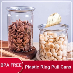 280 330 360 485 500 670 ml Pet Pop có thể trong suốt nhựa có thể rỗng dễ dàng mở kéo vòng nắp lọ cuối bao bì cho thực phẩm đóng hộp - Product Image 6
