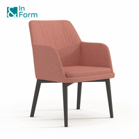 Fauteuil ergonomique pivotant réglable de luxe Fauteuil de conception de mousse d'injection Chaise de conférence de discussion de bureau de collaboration