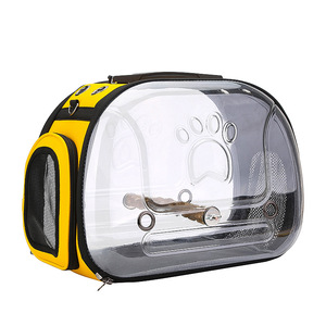 Baolujie Transparent Pet <b>Backpack</b> For Parrots Bird Carrier <b>Small</b> Size Breathable Mesh Fashion Travel Bag - Product Image 5
