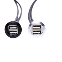 Conector USB de 22 mm 2.0 Hembra a Macho con Cable de 60 cm, con/sin Cubierta