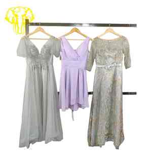 Vestido de novia de <span class=keywords><strong>mujer</strong></span> de algodón <span class=keywords><strong>elegante</strong></span> de segunda mano y otras prendas camisón de cuello alto <span class=keywords><strong>Terno</strong></span> <span class=keywords><strong>para</strong></span> <span class=keywords><strong>mujer</strong></span> en Singapur - Product Image 4