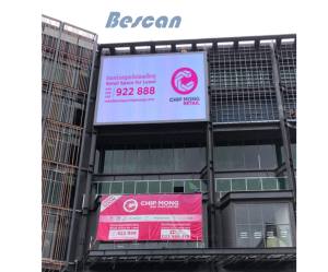 BESCAN P4 P5 P6 P8 P10 Außenwerbung Frontzugang-Bildschirm Äußere feste <span class=keywords><strong>Led</strong></span>-Panel-Anzeigenleinwand Videowand Werbetafel - Product Image 1