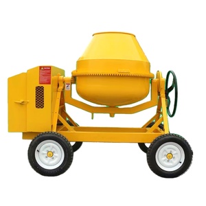 เครื่องผสมคอนกรีตซีเมนต์อัตโนมัติ 350 ลิตร 4 ล้อ ประสิทธิภาพสูง แบบเคลื่อนย้ายได้ ได้รับการรับรองมาตรฐาน CE ISO สำหรับงานก่อสร้างถนนและสะพาน - Product Image 3