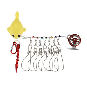 Boîte à appâts en acier inoxydable portable à roulettes avec boucle pour poissons vivants - Product Image 6