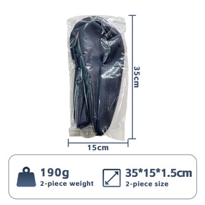 Housse d'accoudoir avant Dodge Grand Voyager en cuir microfibre noir 2011-2020, accessoire de siège auto - Product Image 5