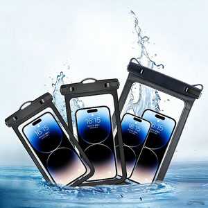 Custodia Impermeabile per Cellulare con Cordino, Disponibile in 3 Misure, in PVC, Basso MOQ - Product Image 1