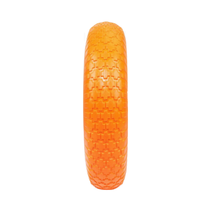 Roues de <span class=keywords><strong>brouette</strong></span> en mousse PU solide de 16 pouces 4.00 à 8 roulettes libres plates en polyuréthane pour transpalette, chariot de camping - Product Image 1