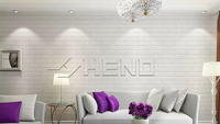 Autocollant mural 3D en éponge coloré, amovible, moderne, pas cher, dernier cri, pour l'intérieur