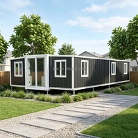 Casa Modular Plegable de 20 pies, 30 pies, 40 pies, Casa Prefabricada Pequeña de 2, 3, 4 Dormitorios, Casa Contenedor Expandible Prefabricada