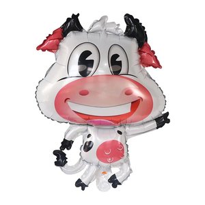 Globos de Helio de 18 Pulgadas con Diseño de Animales de Granja de Dibujos Animados, <span class=keywords><strong>Lola</strong></span> <span class=keywords><strong>la</strong></span> <span class=keywords><strong>Vaca</strong></span>, Decoraciones para Fiestas de Cumpleaños Infantiles y Baby Shower - Product Image 1