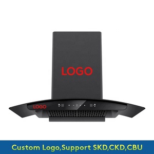 Campana Extractora de Humo en Forma de Arco de Nuevo Diseño para Cocina con Pantalla LED - Product Image 2