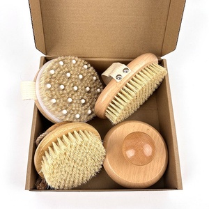 Cepillo Corporal de Sisal y Bambú de Madera con Logo Personalizado OEM, Cepillo Vegano de Sisal para Piel Seca, Esponja de Baño y Lufa para Masaje Natural, Fábrica con 10 Años de Experiencia - Product Image 1