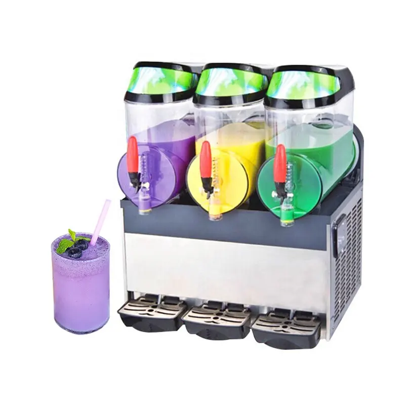 مشروبات تجارية الجليد طين القطع عصير Slushie ذائب آلة صانع المجمدة الشراب للبيع في انخفاض الأسعار