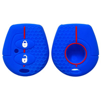Housse de protection pour clé de voiture en silicone pour Chery QQ3 A1 Cowin QQ6 Skoda Octavia Mk1 VW Fox Seat Cordoba Leon Sate Mc1 Ibiza 6L