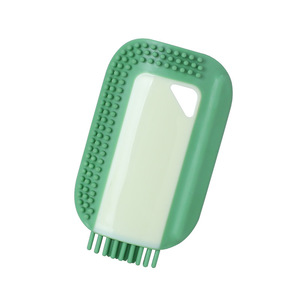 Silicone Bathroom Sink <b>Squeegee</b> Green And Pink With Hanging Loop For Mirror And Glass Cleaning - Product Image 5