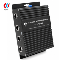 Protecteur de surtension Ethernet PoE Gigabit 4 ports RJ45 1000 Mbps CAT6 sur rail DIN, dispositif de protection contre la foudre industriel pour systèmes de vidéosurveillance