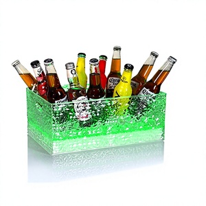 Customized GlorifierChampagne Vodka LED Luminous Party lce Beer Bucket Led Ice Bucket Bottle <b>Plastic</b> Ice Bucketfor Presents - Product Image 6