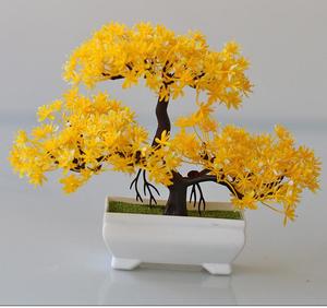 Gran oferta de decoración artificial en maceta para el hogar, bonsái de pino en la nube, decoración de escritorio, bonsái de pino de bienvenida de plástico - Product Image 6