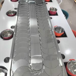 Automatische Transportmachine Voor Sushi Draaiapparatuur Roterende Kleine Hete Pot Transportband Aangepast Sushi Transportbandsysteem - Product Image 1