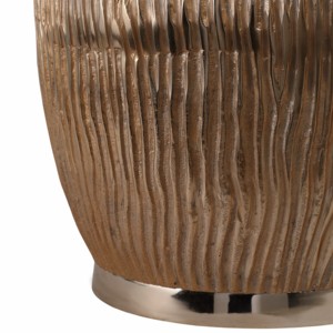 Elegante Sgabello da Camera da Letto con Finitura Texturizzata e Base Metallica, Arredo Decorativo - Product Image 5