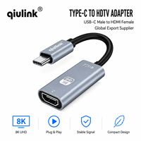 Adaptador USB C a HDMI 8K, Conversor de Video 8K UHD 4K 60Hz, Tipo C Macho a HDMI Hembra para MacBook Pro, Laptop, Monitor