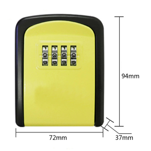 4 Digit Combination Storage <b>Lock</b> Key <b>Box</b> Wall Mounted Safe <b>Box</b> Portable Weather-Resistant Key Storage <b>Box</b> Small Key <b>Lock</b> Safes - Product Image 4