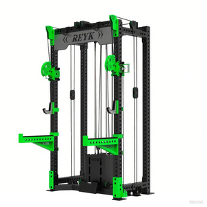 Peralatan Gym mesin <span class=keywords><strong>Smith</strong></span> pelatih rak jongkok sangkar daya multifungsi penggunaan di rumah untuk peralatan kebugaran latihan lengan - Product Image 2