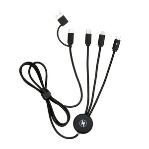 Câble Micro USB Type C multifonctionnel 3 en 1 portable en nylon tressé à charge rapide pour <span class=keywords><strong>iPhone</strong></span> <span class=keywords><strong>14</strong></span>/13/12/11 Pro Max Imprimante - Product Image 6