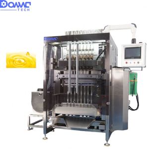 Machine d'emballage entièrement automatique multi-voies facile à utiliser pour sachets de bain de bouche, liquides, huiles, jus, boissons et bâtonnets énergétiques - Product Image 4