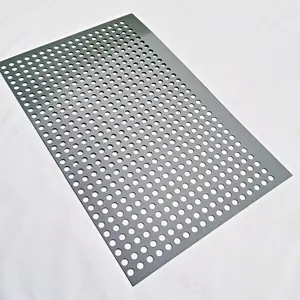 High quality perforated metal sheet pvc coated various pattern customized perforated aluminum sheet metal