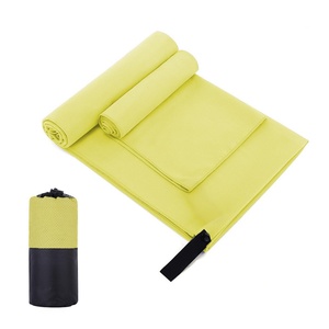 Serviette de yoga en microfibre gaufrée antidérapante à sublimation naturelle personnalisée pour l'entraînement, le sport, les voyages - Product Image 3