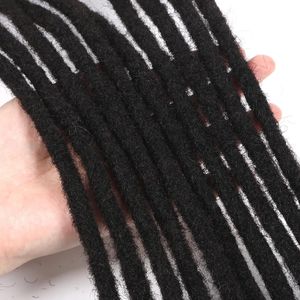 Dreadlocks Brasiliani in Capelli Umani Remy Pronti per la Spedizione, Extension per Trecce Crochet 0,6 cm, Ciocche per Trecce Kinky - Product Image 3