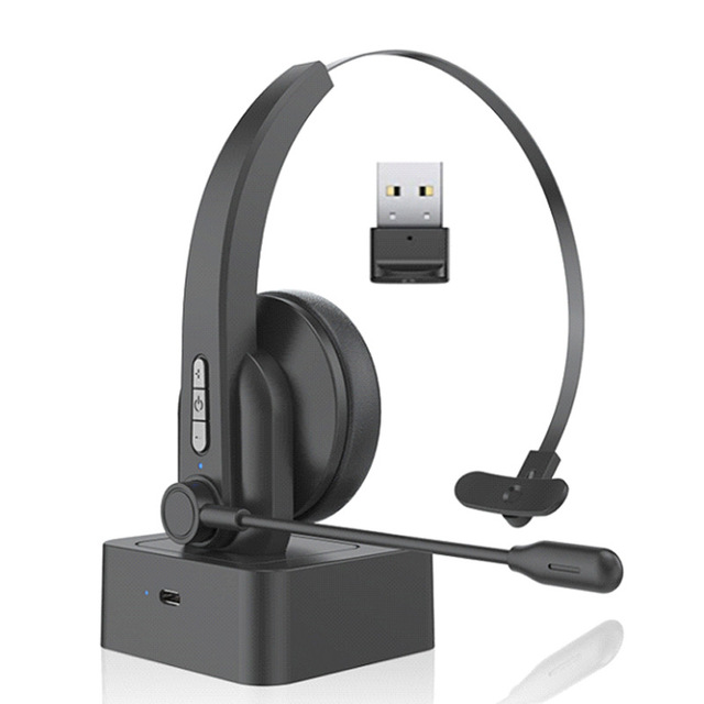 2023 New Hot Selling Noise Canceling Headset With Microphone Mute Button Office Call Center Headset Wireless Headphones