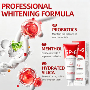 Dentifrice blanchissant probiotique personnalisé en usine, dentifrice anti-taches <span class=keywords><strong>pour</strong></span> les porteurs d'appareils orthodontiques - Product Image 2