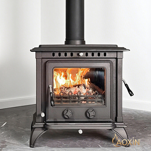 Modern Freestanding European-Style Cast Iron <strong>Fireplace</strong> with Real Fire <strong>Log</strong> Burner for Indoor Villa Heating <strong>in</strong> Rural Households - Product Image 2