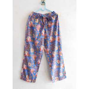 Women Cotton Floral Pajama Set Long Sleeve Shirt and <b>Pants</b> Two Piece Comfortable Breathable Summer Sleepwear Night Suit - Product Image 4