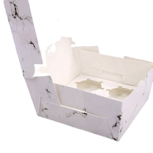 Directo de fábrica <span class=keywords><strong>Chef</strong></span> Cake Fresa Individual Muffin Cupcake Cajas Comida Caja de papel Embalaje Cajas de pastel 12X12X12 con ventana - Product Image 4